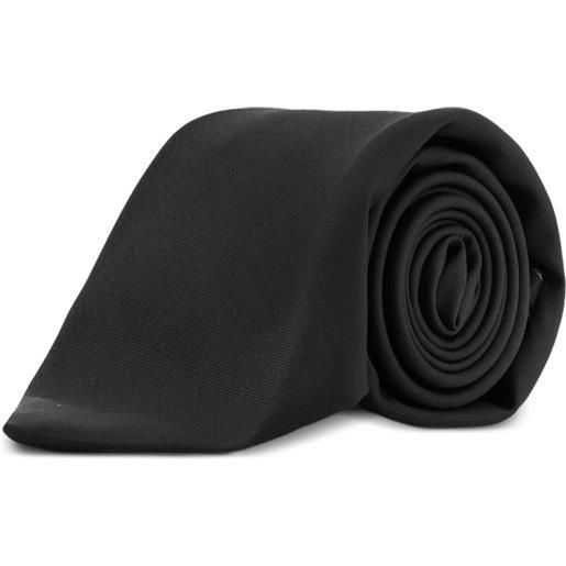 Kiton cravatta in seta - nero