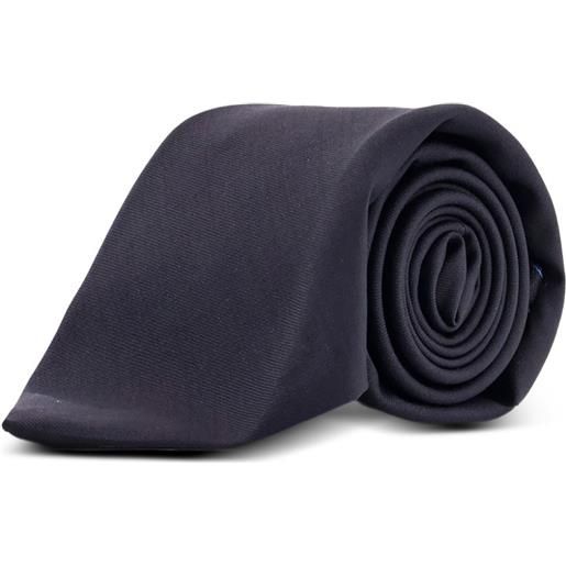 Kiton cravatta in seta - blu