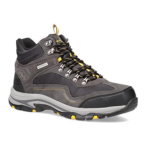 Skechers men's waterproof boot hiking, grey, 12