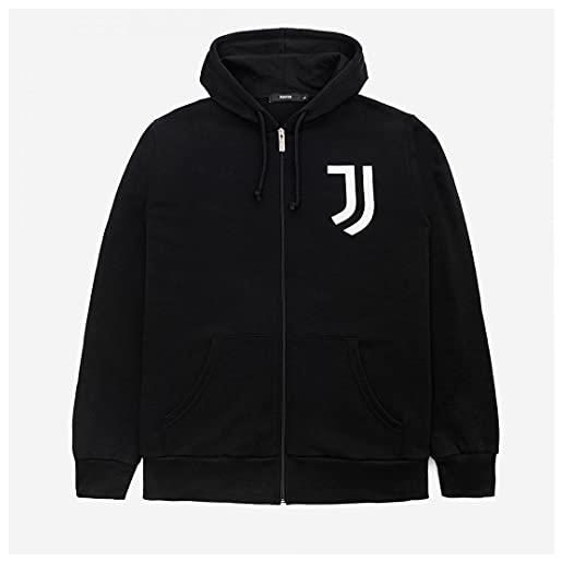 JUVENTUS felpa nera uomo con cappuccio - 100% originale - 100% prodotto ufficiale (taglia s)