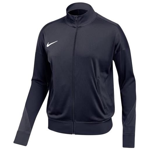 Nike fd7583-010 dri-fit strike 24 track jacket k giacca donna black/black/black/white taglia m