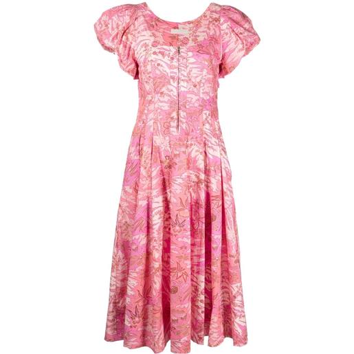 Ulla Johnson abito con stampa - rosa