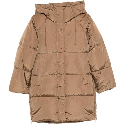 Weekend Max Mara piumino con cappuccio - marrone
