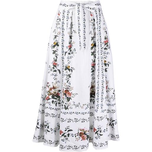 ERDEM gonna midi bernadette - bianco