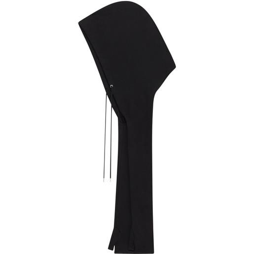 Courrèges guanti mezze dita - nero