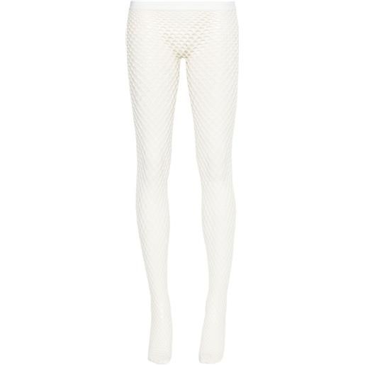 WARDROBE.NYC collant fishnet - toni neutri