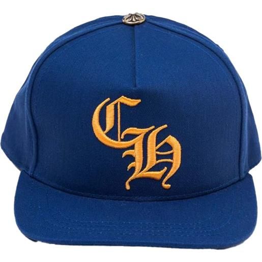 Chrome Hearts cappello con logo - blu
