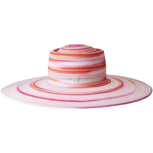 Maison Michel cappello con design color block kat - rosa