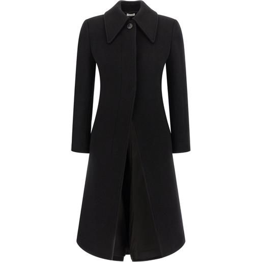 Alexander McQueen cappotto monopetto - nero