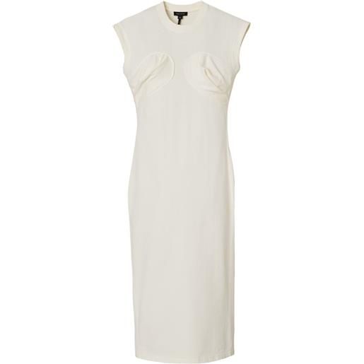 Marc Jacobs abito seamed up midi smanicato - toni neutri