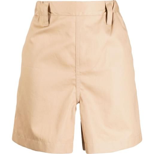 Sofie D'hoore shorts con vita elasticizzata - marrone