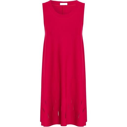 Gloria Coelho abito smanicato con cut-out - rosso