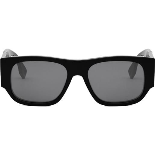 FENDI occhiali da sole squadrati - nero