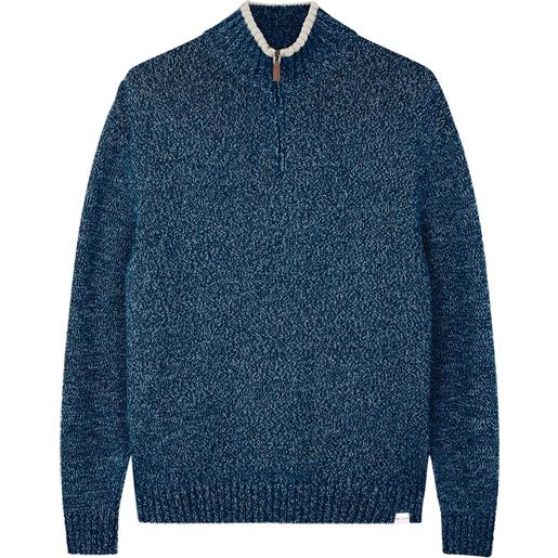 Paul & Shark maglione con mezza zip - blu