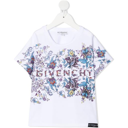 Givenchy Kids t-shirt con stampa - bianco