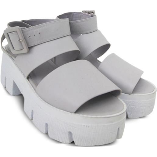 Gloria Coelho sandali con fibbia - grigio