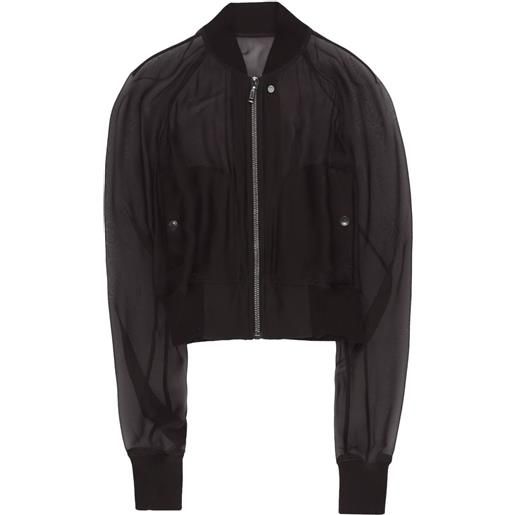 Rick Owens bomber crop - nero