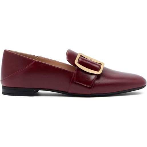 Bally mocassini in pelle - rosso