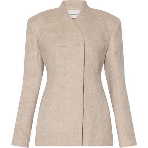 ENTIRE STUDIOS giacca con scollo a v - toni neutri