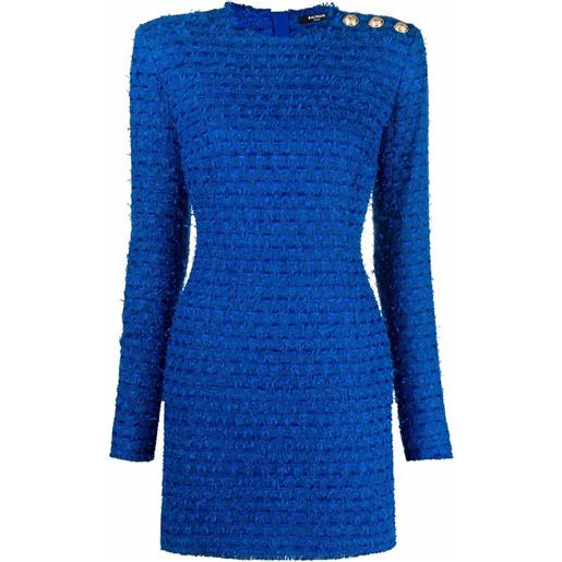 Balmain abito corto - blu
