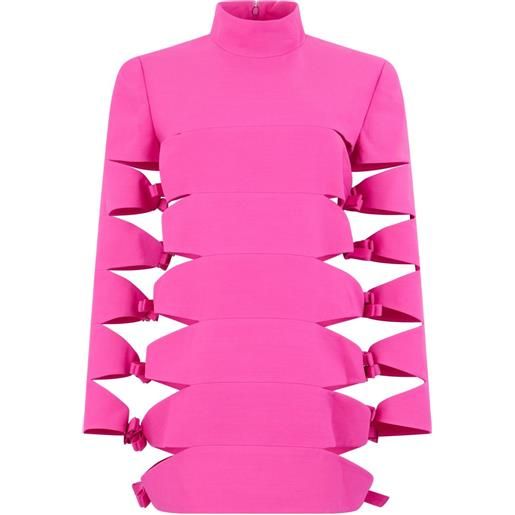 Valentino Garavani abito corto con fiocco - rosa