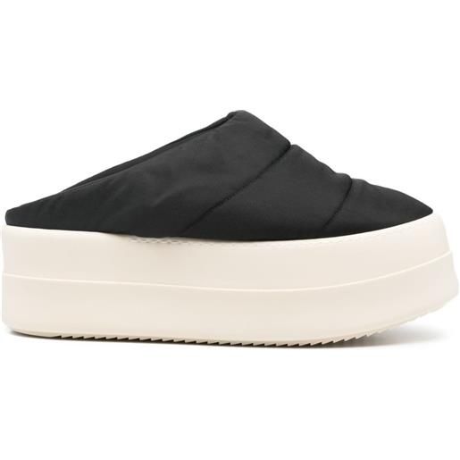 Rick Owens DRKSHDW slippers trapuntate - nero