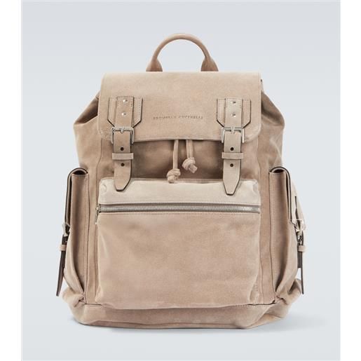 Brunello Cucinelli zaino in suede