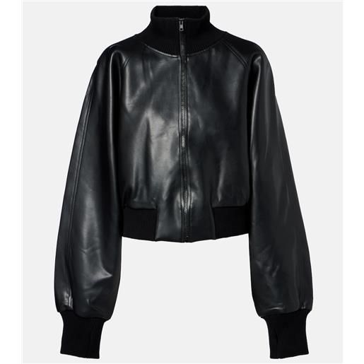 Norma Kamali bomber cropped