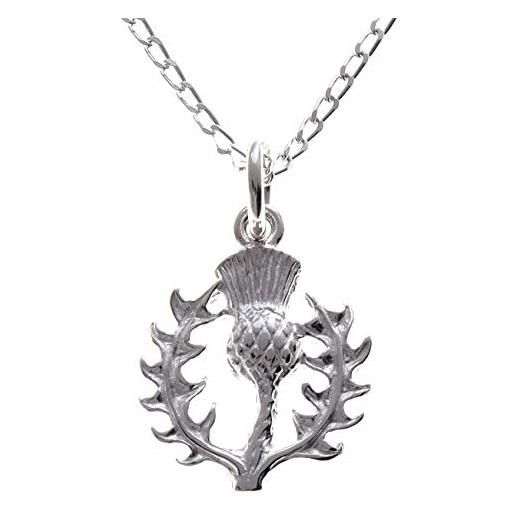 Collana Ciondolo Leone Rampante Scozzese In Argento Sterling 925 - Catena 46cm Inclusa, Regalo In Cofanetto - 4