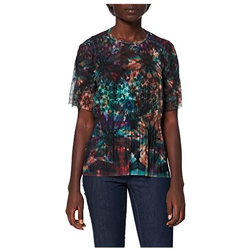 Desigual ts_florence nigh t-shirt, verde, xs donna