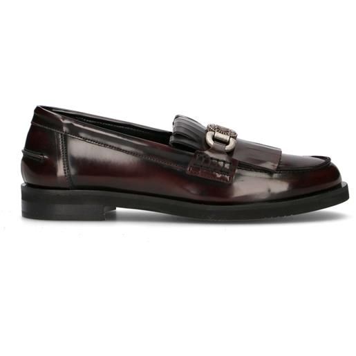 REBECCA VAN DIK mocassino donna bordeaux