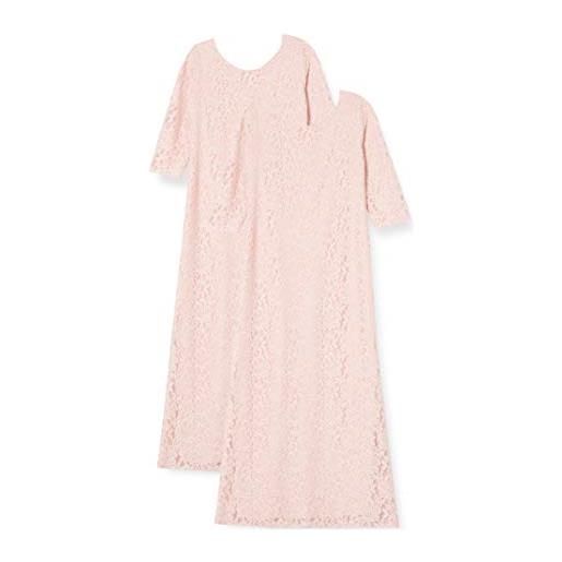 Gina Bacconi women's jamie lace maxi dress vestito per la madre della sposa, rosa, 42 donna