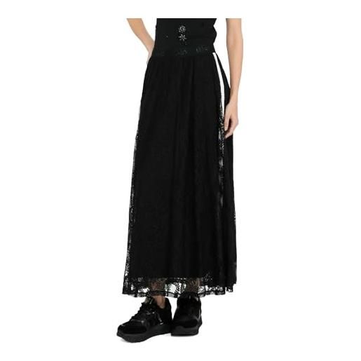 Liu Jo jeans gonna in pizzo nero s