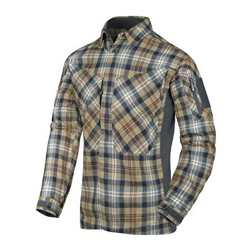 Camicia in flanella con tasche sul petto - KAKI - Uomo - 22.00