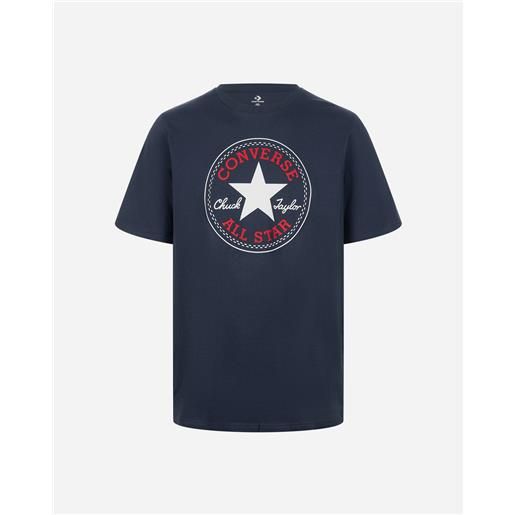 Converse chuck taylor patch m - t-shirt - uomo - blu