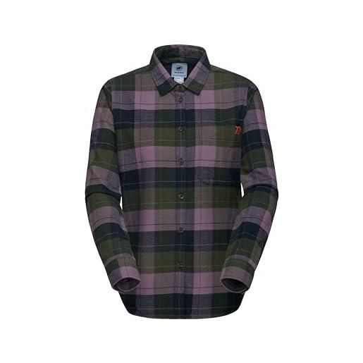 Mammut trovat longsleeve shirt women t, flux-dark marsh, xl donna