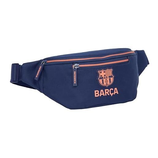 safta f. C. Barcellona 2ª attrezzatura - marsupio con tasca esterna, ideale per giovani e bambini di diverse età, confortevole e versatile, qualità e resistenza, 23 x 9 x 12 cm