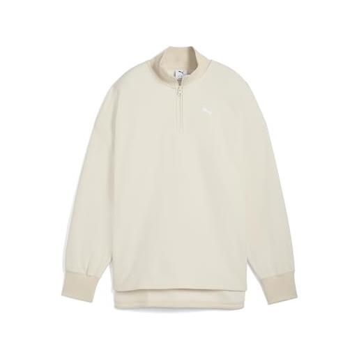 PUMA maglietta invernale her oversize con mezza zip