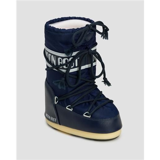 Moon Boot stivali da neve blu scuro Moon Boot icon nylon