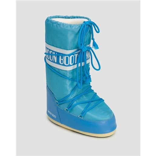 Moon Boot stivali da neve blu Moon Boot icon nylon