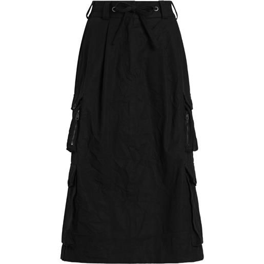 Dolce & Gabbana minigonna cargo con coulisse - nero