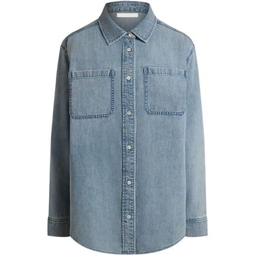 12 STOREEZ gonna denim con tasche - blu