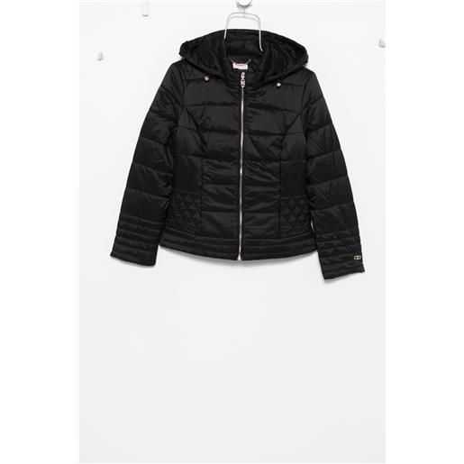 LIU JO piumino con cappuccio - nero