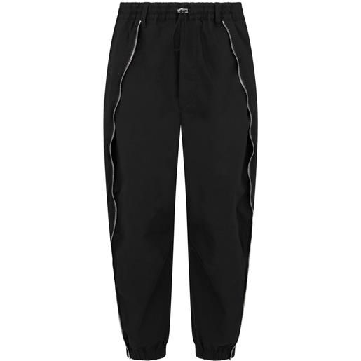 DSQUARED2 pantaloni sportivi con zip - nero