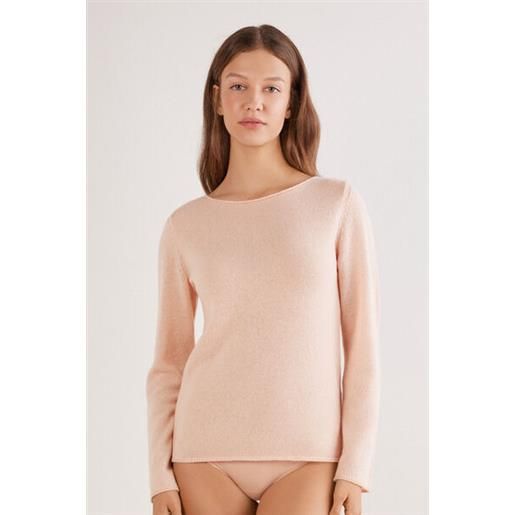 Intimissimi maglia manica lunga 100% cashmere rosa