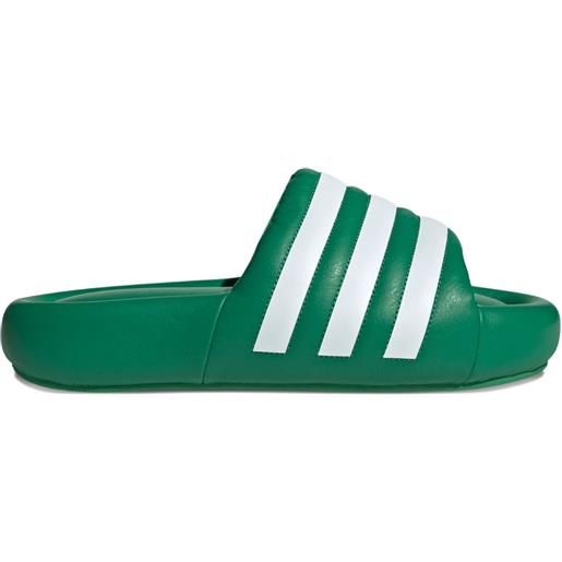 adidas sandali slides adilette 24 a righe - verde