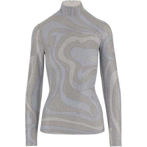 PUCCI canotta a fantasia - grigio