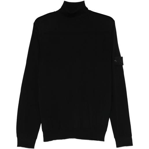 Stone Island maglione a collo alto - nero