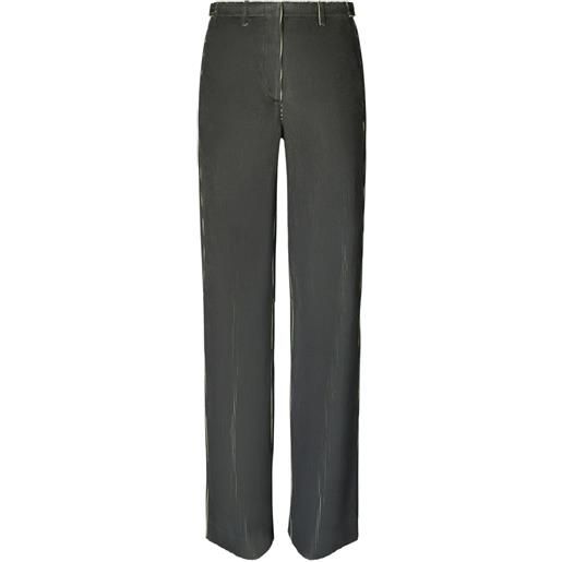 Tory Burch pantaloni a coste - marrone