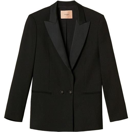 TWINSET blazer doppiopetto - nero